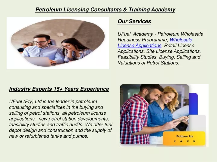 petroleum licensing consultants training academy