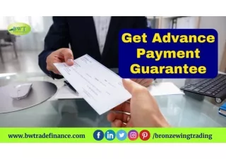 Get Advance Payment Guarantee
