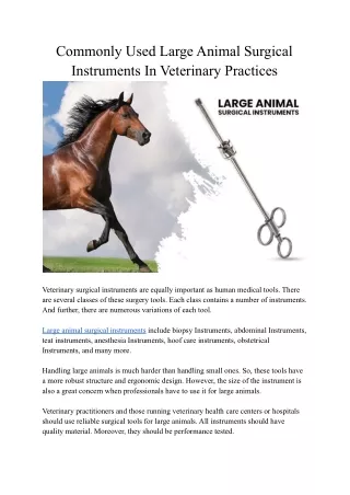 Large Animal Surgical Instruments.docx