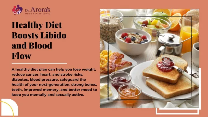 healthy diet boosts libido and blood flow