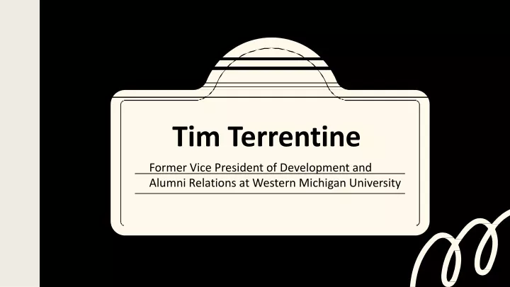 tim terrentine