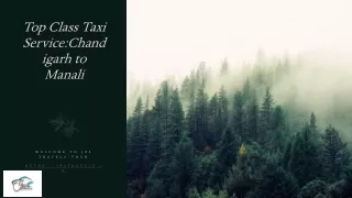 Round way Taxi  Chandigarh to Manali:JPS TRAVELS
