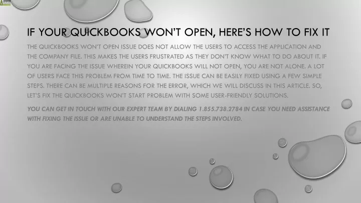 if your quickbooks won t open here s how to fix it