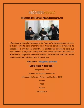 Abogados de Panamá