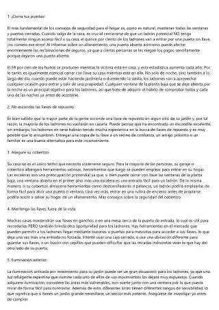 Sugerencias de una cerrajeria para resguardar su vivienda