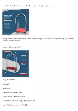 servis hotel lebih berikan kepuasan buat beberapa
