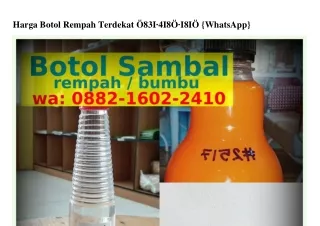 harga botol rempah terdekat 83i 4i8 i8i whatsapp
