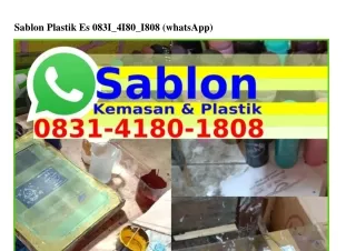 sablon plastik es 083i 4i80 i808 whatsapp