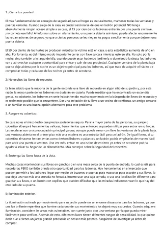 Consejos practicos para mantener la seguridad de su vivienda en buen estado