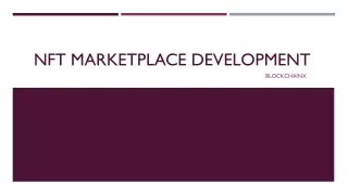 nft marketplace development