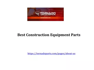 Best Construction Equipment Parts