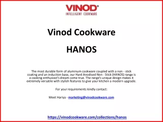 HANOS - Vinod Cookware