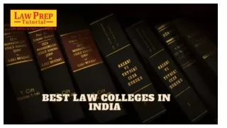 Best Law Colleges in India