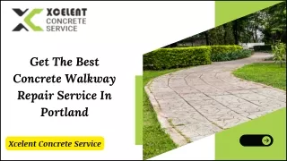 get the best concrete walkway repair service