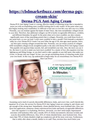https cbdmarketbuzz com derma pgx cream skin