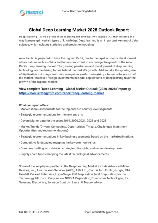 global deep learning market