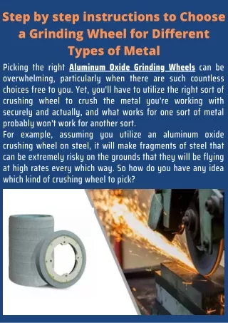 step by step instructions to choose a grinding