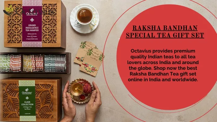 raksha bandhan special tea gift set