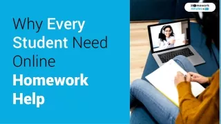 why every student need online homework help