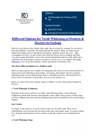 Orthodontics, Dental Braces in Geelong | Dentists & Doctors