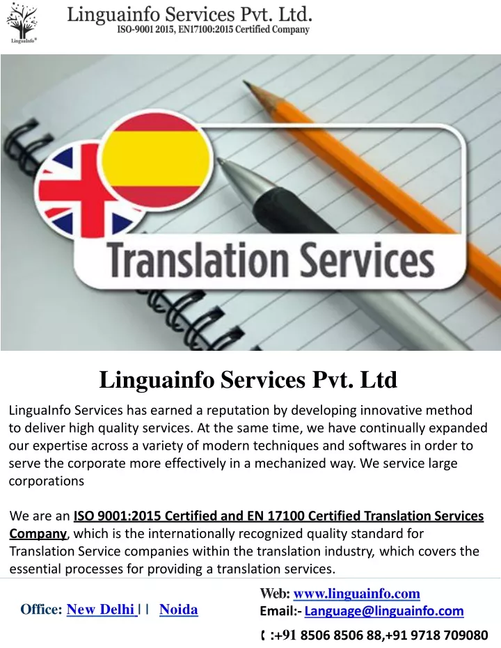 linguainfo services pvt ltd