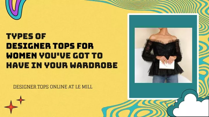 designer tops online at le mill