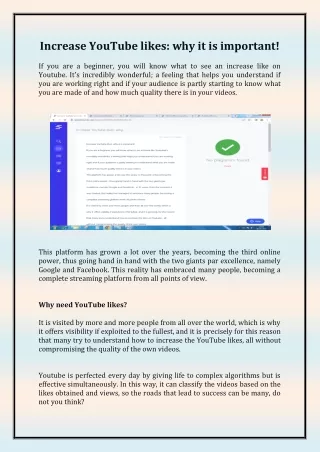 Increase YouTube likes: why it is important!