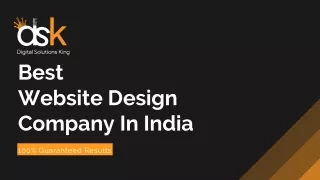 Best Website Design Company In India