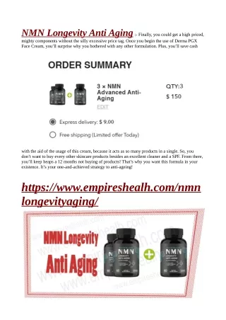 nmn longevity anti aging finally you could