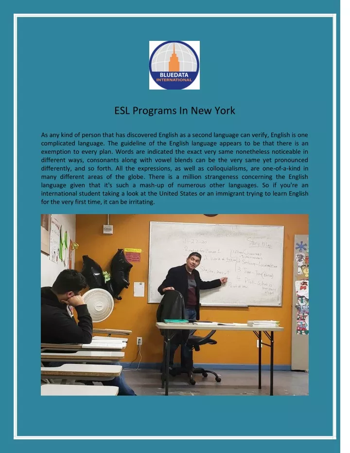 esl programs in new york