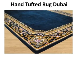 hand tufted rug dubai