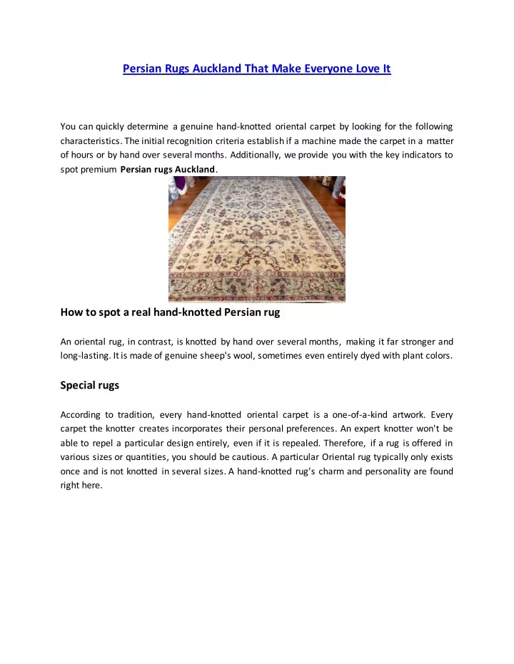 persian rugs auckland that make everyone love it