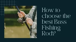 How to choose the best Bass Fishing Rod?