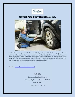 Central Auto Body Rebuilders