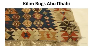 kilim rugs abu dhabi