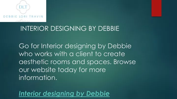 interior designing by debbie