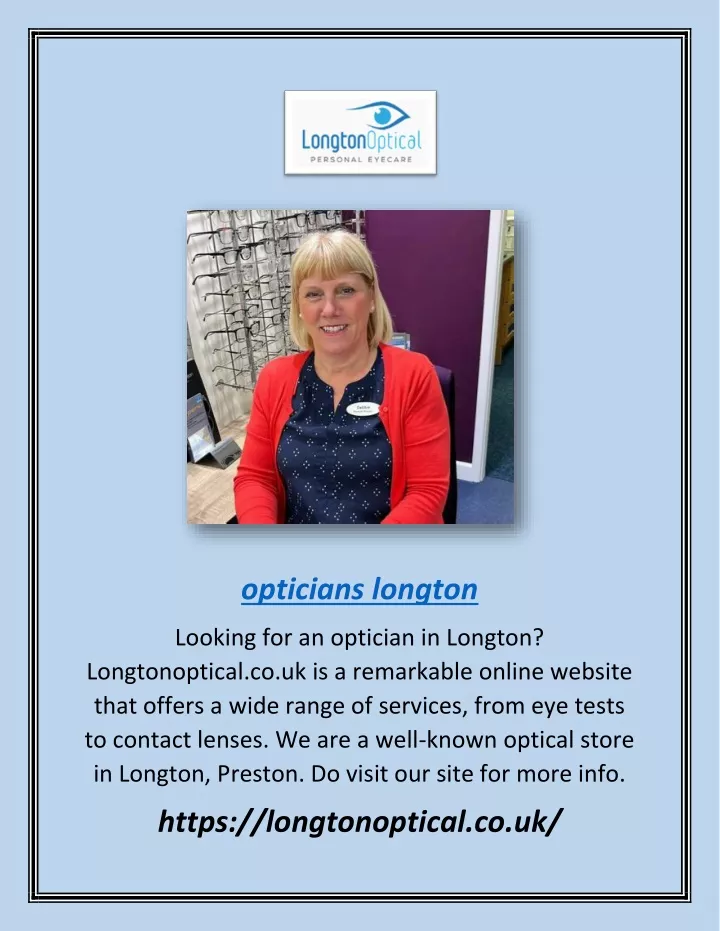 opticians longton
