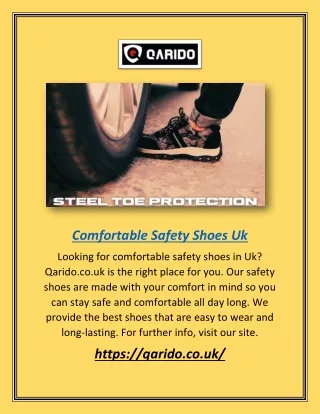 comfortable safety shoes uk