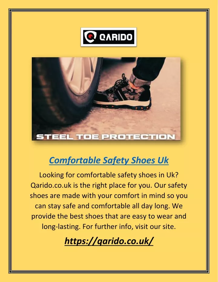 comfortable safety shoes uk