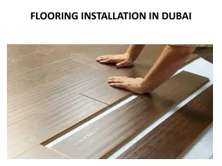 flooring installation in dubai