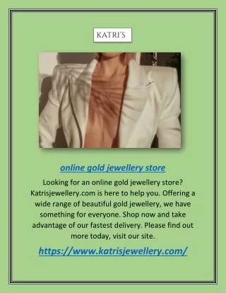 online gold jewellery store