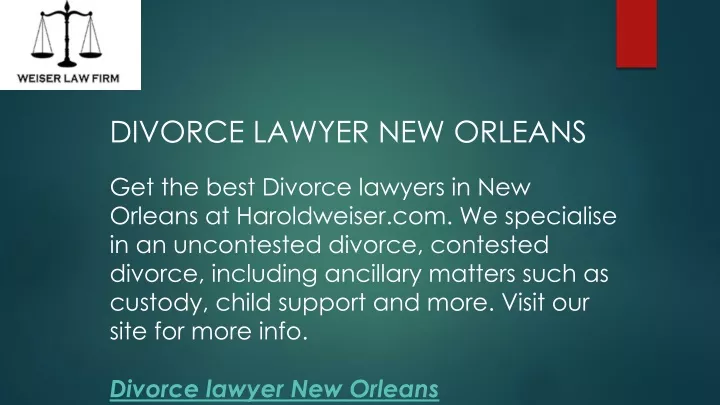 divorce lawyer new orleans