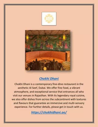 chokhi dhani
