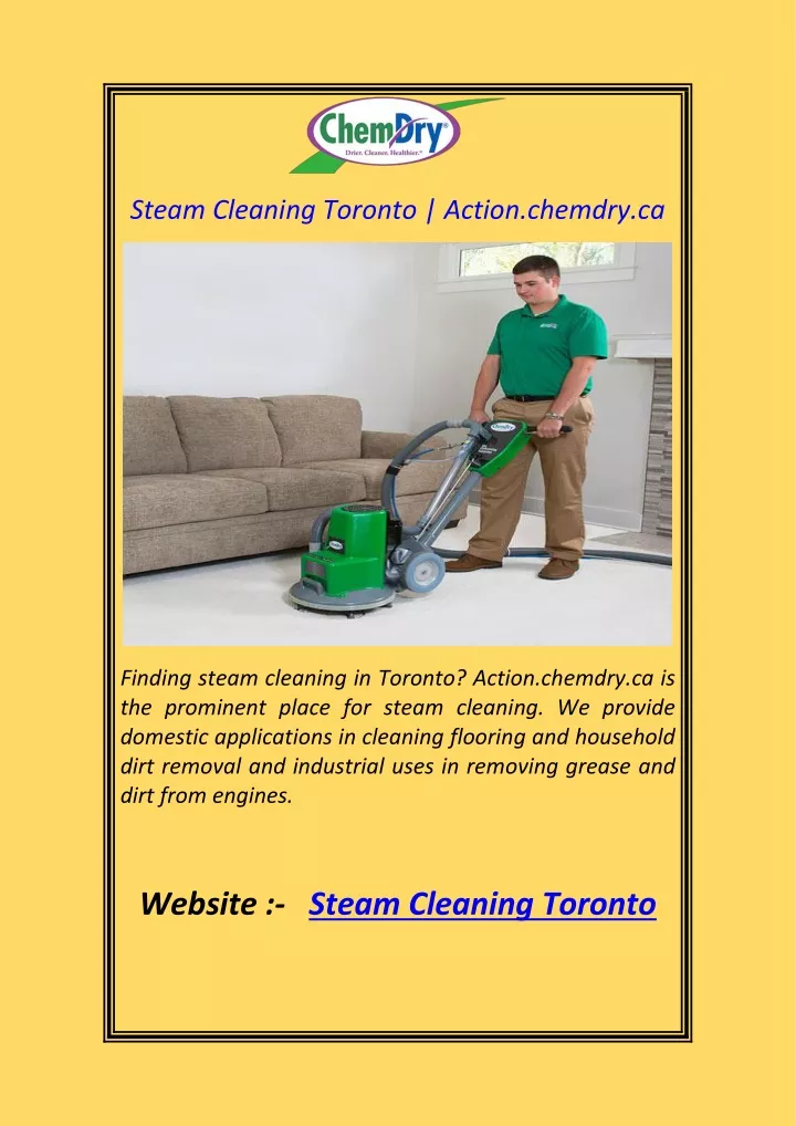 steam cleaning toronto action chemdry ca