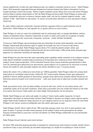 uzman saatbilimciler ve k kl dizi saati