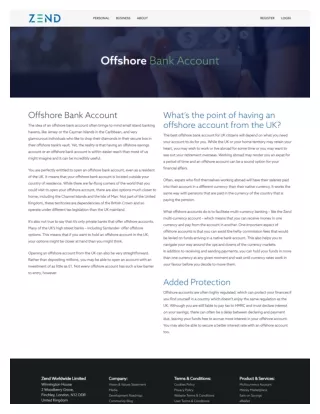 Best Offshore Bank Account