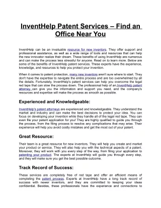InventHelp-Patent-Services–Find-an-Office-Near-You