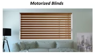 motorized blinds