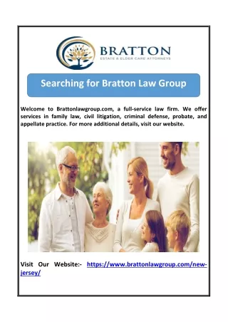 Searching for Bratton Law Group