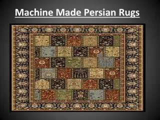 machine made persian rugs